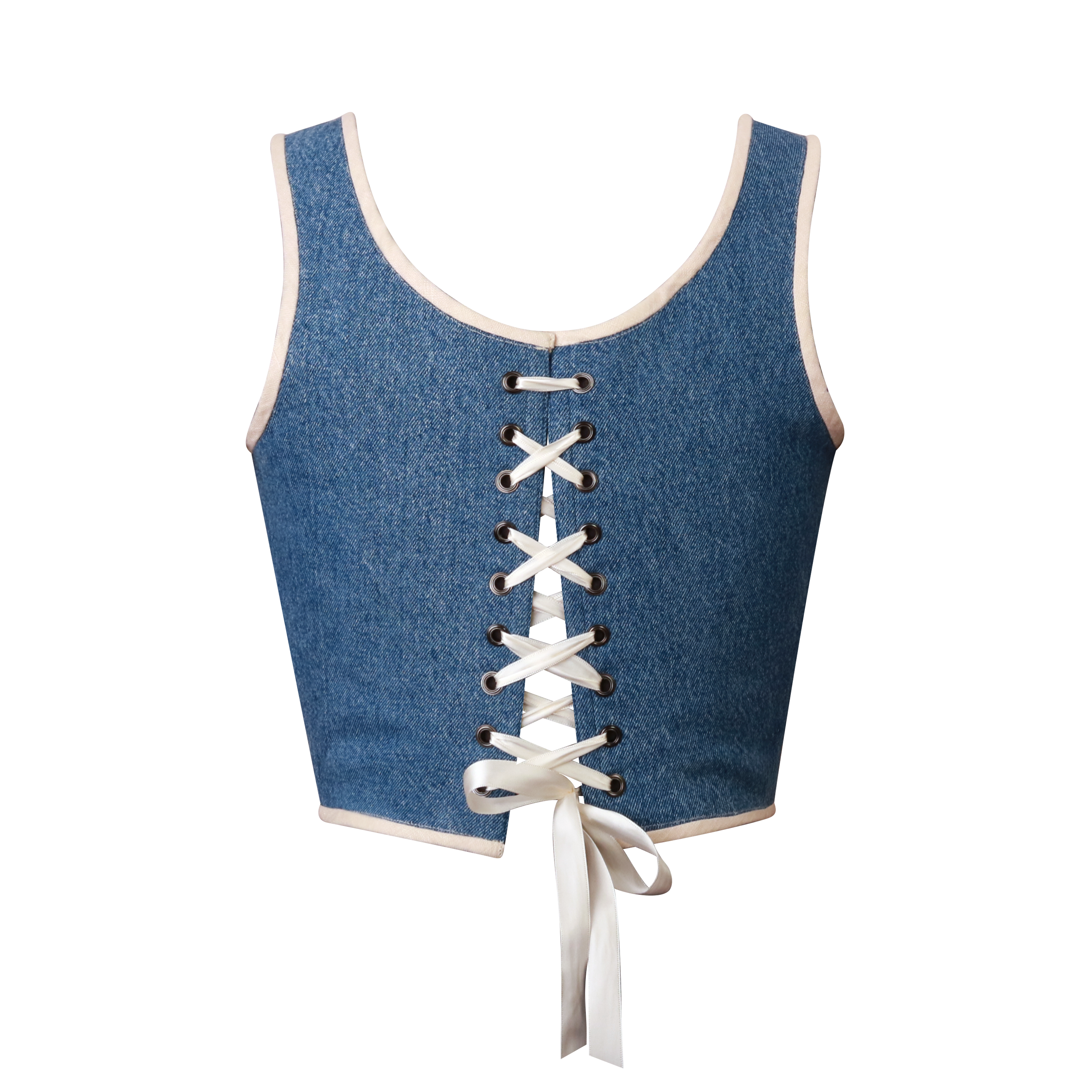 Reversible Denim Corset (size 6-8)