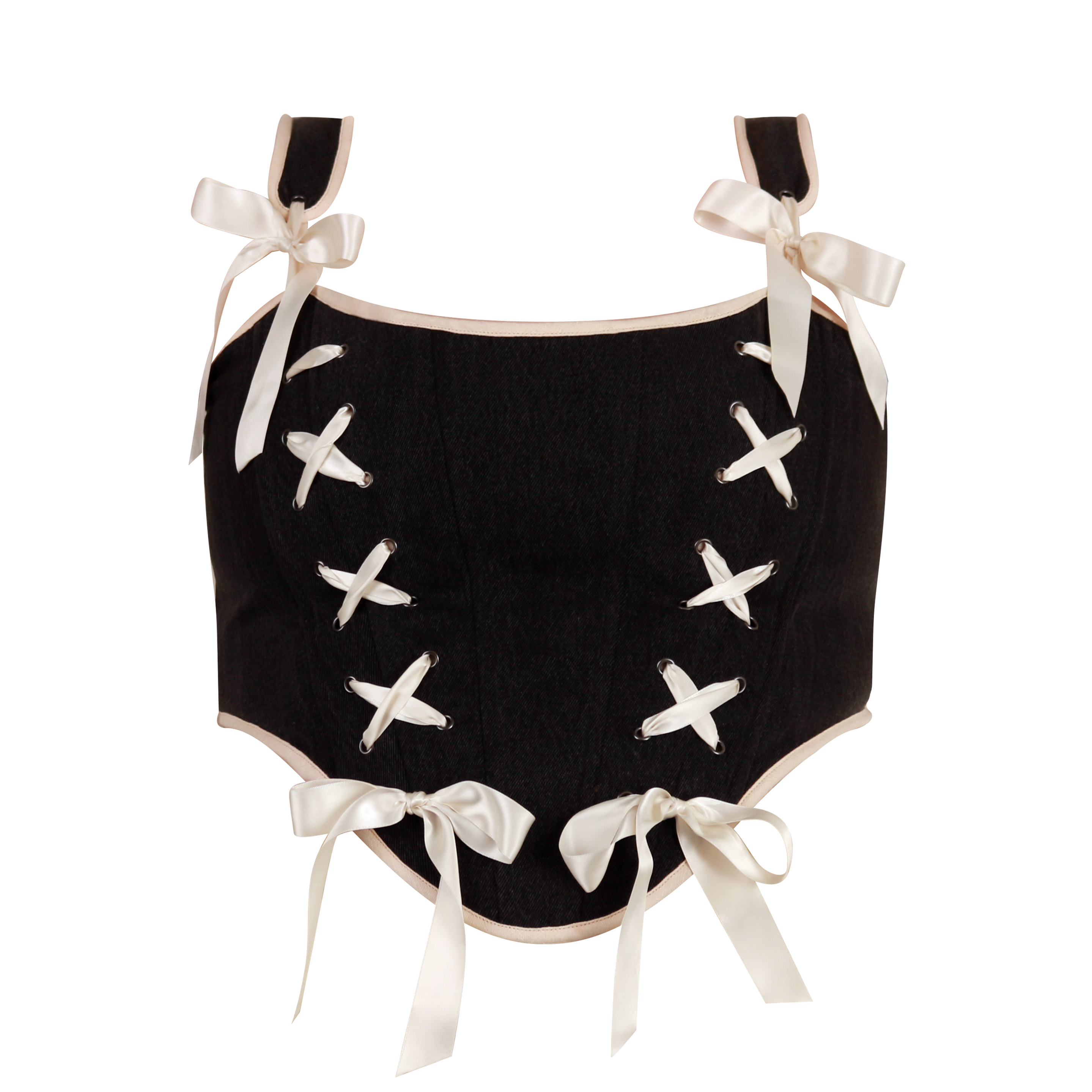 Reversible Denim Corset (Size 22-24)