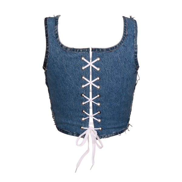 Jean Scrap Corset (Size 2)