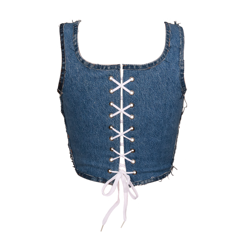 Jean Scrap Corset (Size 2)